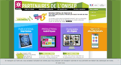 Desktop Screenshot of partenaires.onisep.fr