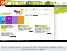 Tablet Screenshot of partenaires.onisep.fr